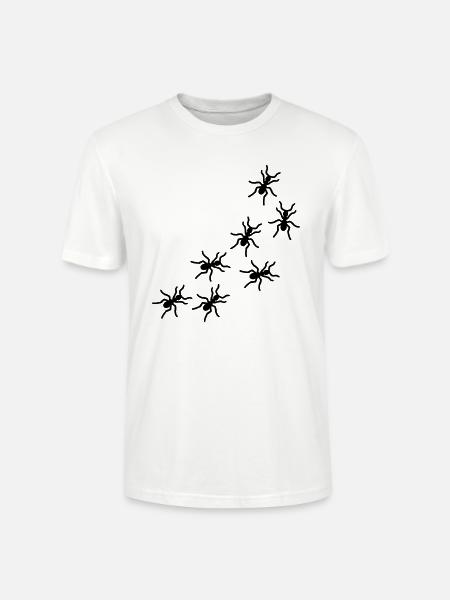 Ants - Stanley/Stella CRAFTER Unisex Organic T-Shirt - white