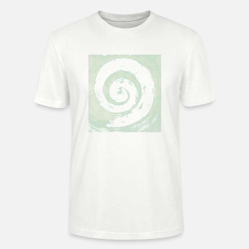 GRÜNE SPIRALE - Stanley/Stella Unisex Bio-T-Shirt CRAFTER - Weiß