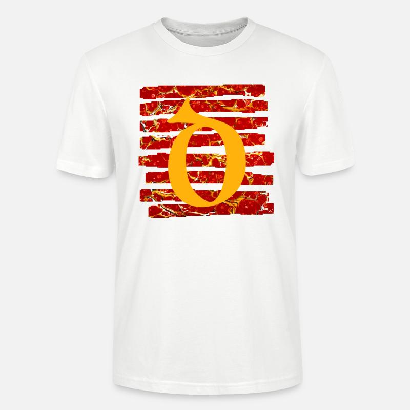 rayures e 232 d - T-shirt bio CRAFTER Stanley Stella Unisexe - blanc