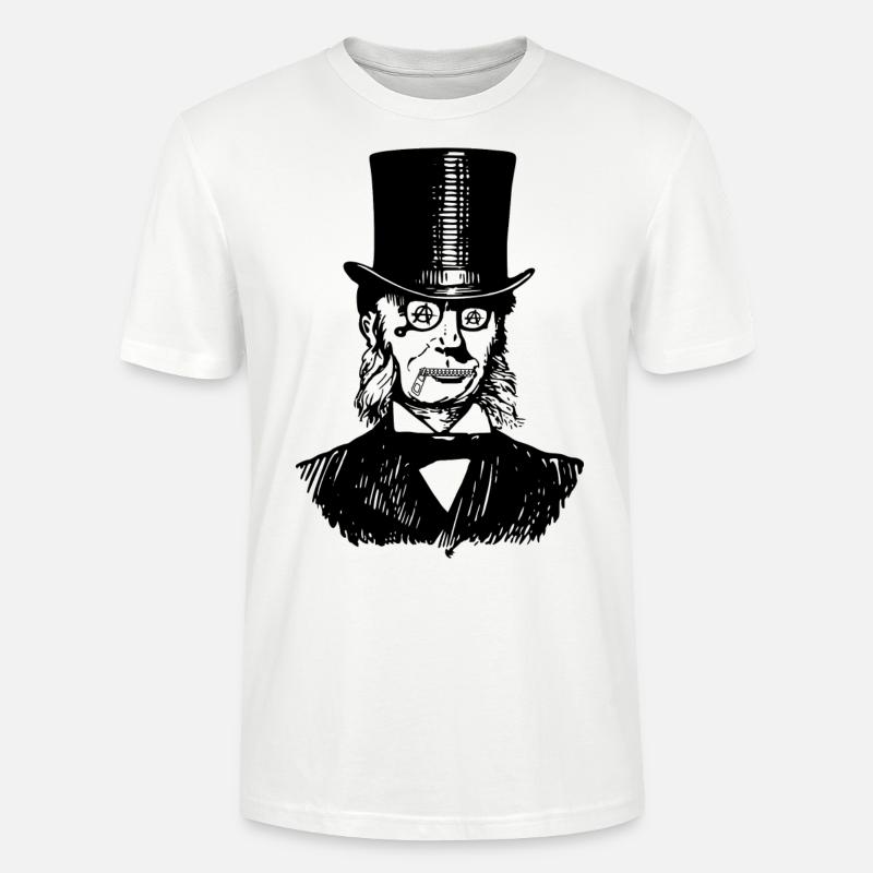 Mr.anarchy - T-shirt bio CRAFTER Stanley Stella Unisexe - blanc
