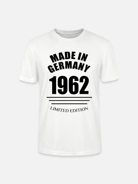 Made in Germany 1962 limited edition - Stanley/Stella CRAFTER Unisex Organic T-Shirt - white