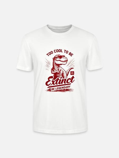 Extinct – Be Legendary - Stanley/Stella Unisex Bio-T-Shirt CRAFTER - Weiß