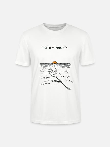 Vitamine sea - Stanley/Stella Unisex Bio-T-Shirt CRAFTER - Weiß