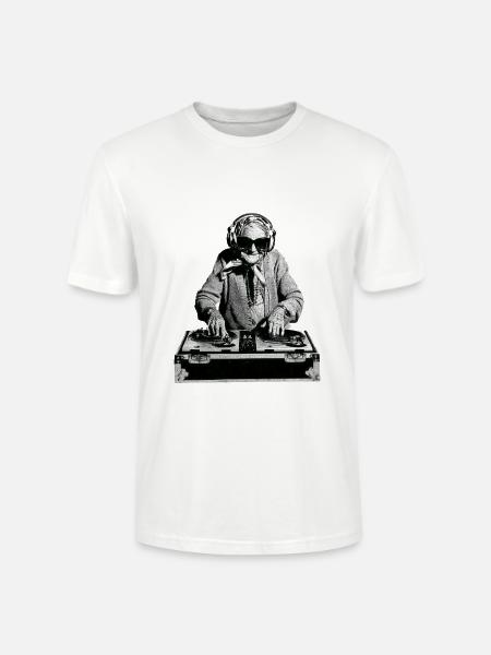 DJ Oma - Stanley/Stella Unisex Bio-T-Shirt CRAFTER - Weiß