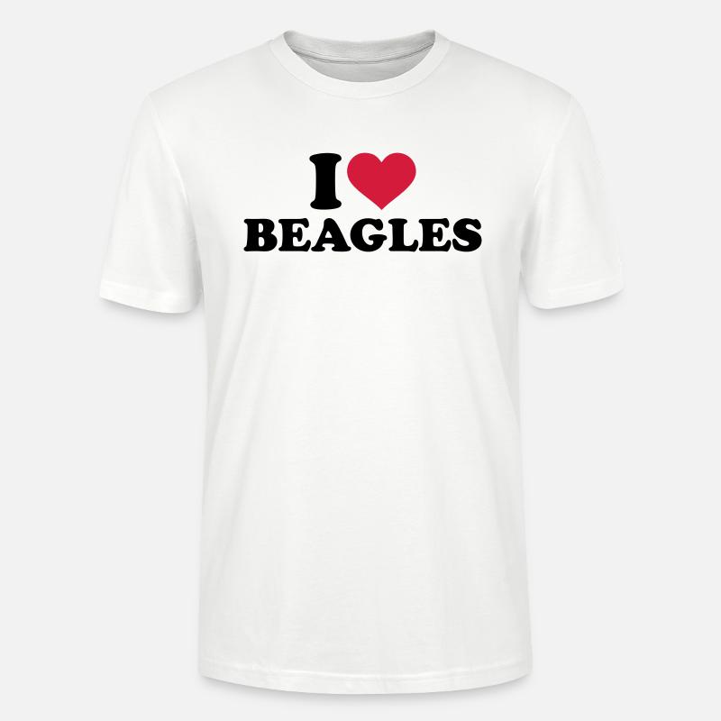 Beagle - Stanley/Stella Unisex Bio-T-Shirt CRAFTER - Weiß
