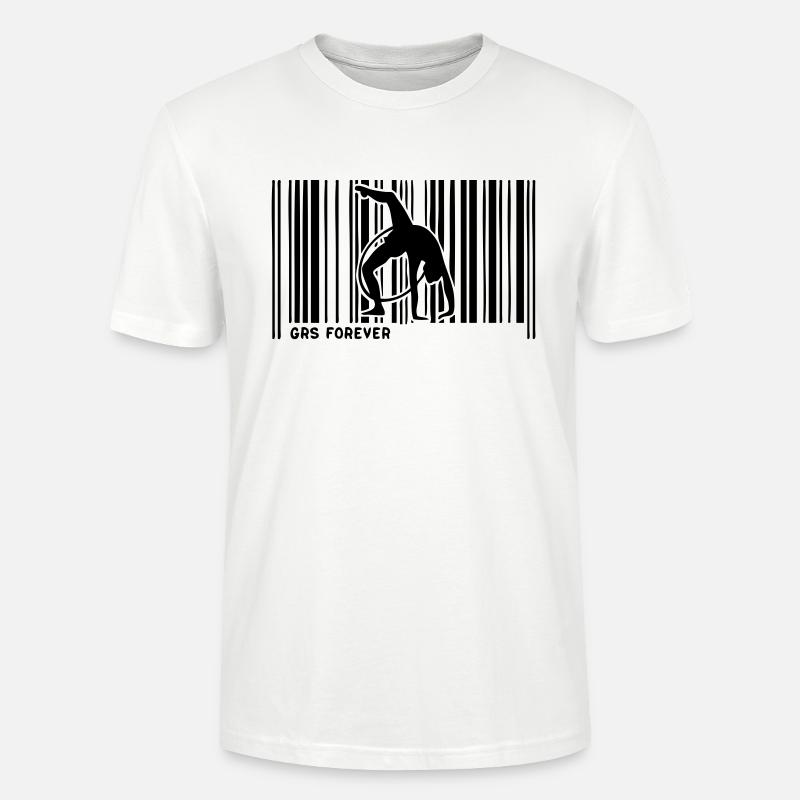 code barre grs gymnastique4 - T-shirt bio CRAFTER Stanley Stella Unisexe - blanc