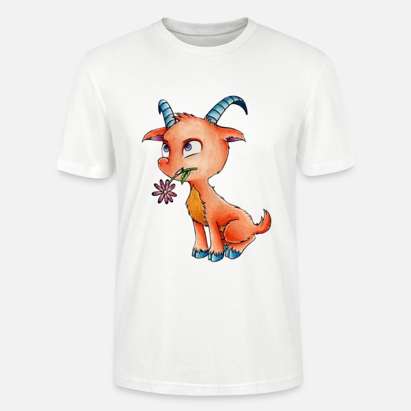 Sternzeichen: Steinbock - Stanley/Stella Unisex Bio-T-Shirt CRAFTER - Weiß