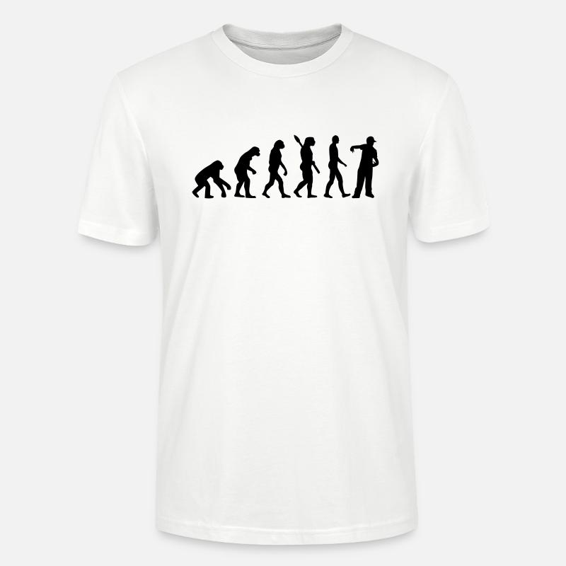 Évolution Rapper - T-shirt bio CRAFTER Stanley Stella Unisexe - blanc