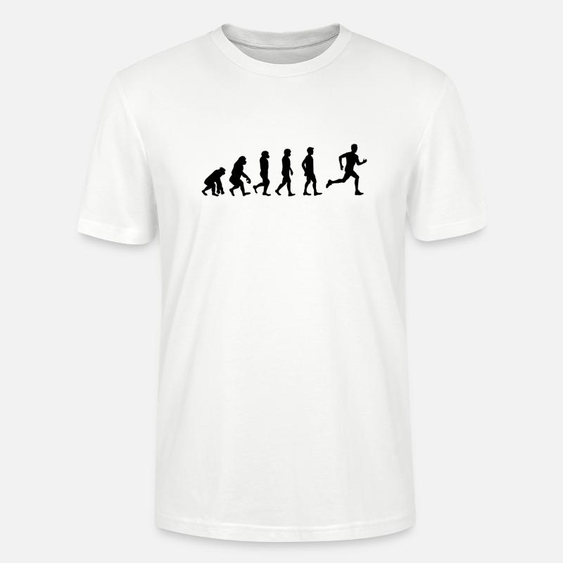 Evolution Running - Stanley/Stella CRAFTER Unisex Organic T-Shirt - white