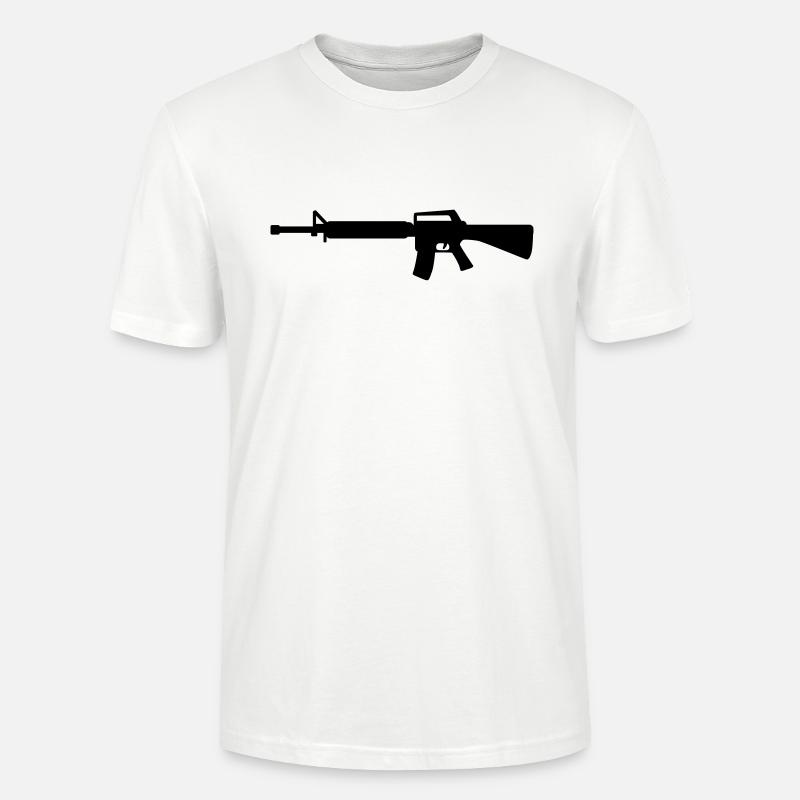 Gewehr - Stanley/Stella Unisex Bio-T-Shirt CRAFTER - Weiß