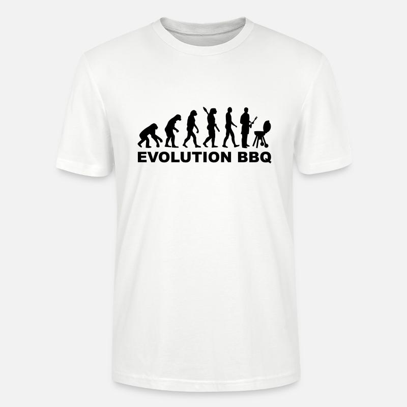 Evolution BBQ - Stanley/Stella CRAFTER Unisex Organic T-Shirt - white