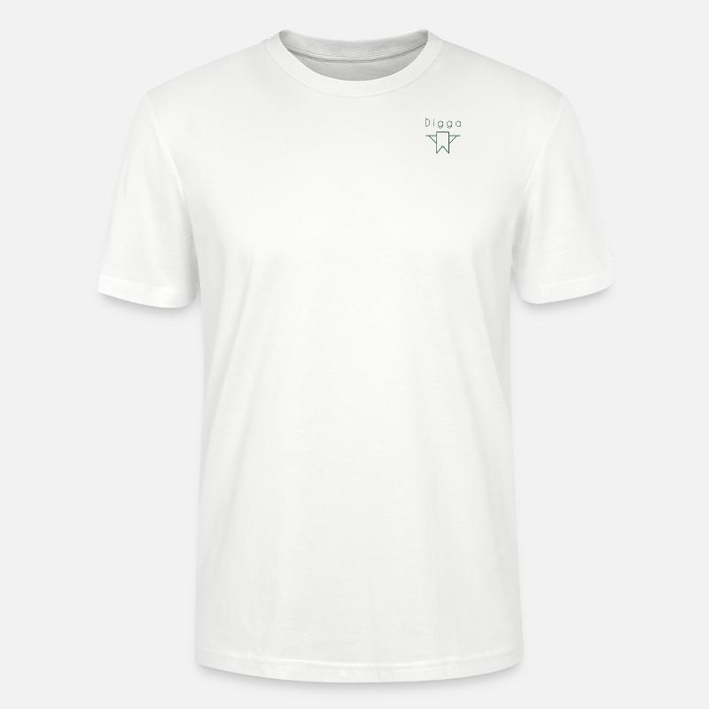 HEY Digga - Stanley/Stella Unisex Bio-T-Shirt CRAFTER - Weiß
