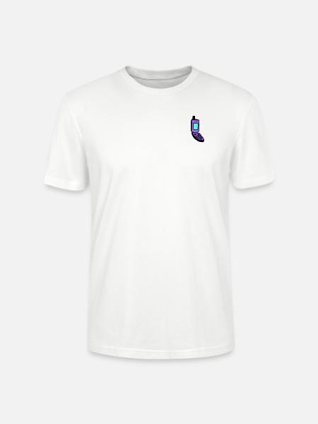 Flip phone - Stanley/Stella CRAFTER Unisex Organic T-Shirt - white