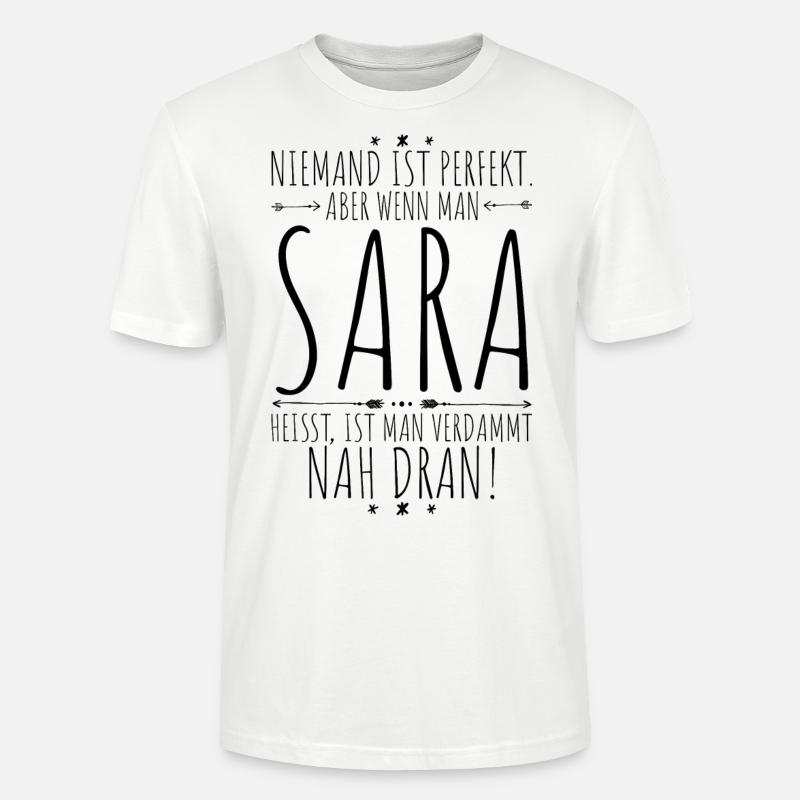 Sara perfekt - Stanley/Stella Unisex Bio-T-Shirt CRAFTER - Weiß