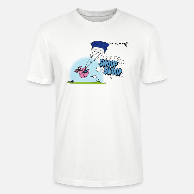 Swooping Poops - Stanley/Stella Unisex Bio-T-Shirt CRAFTER - Weiß