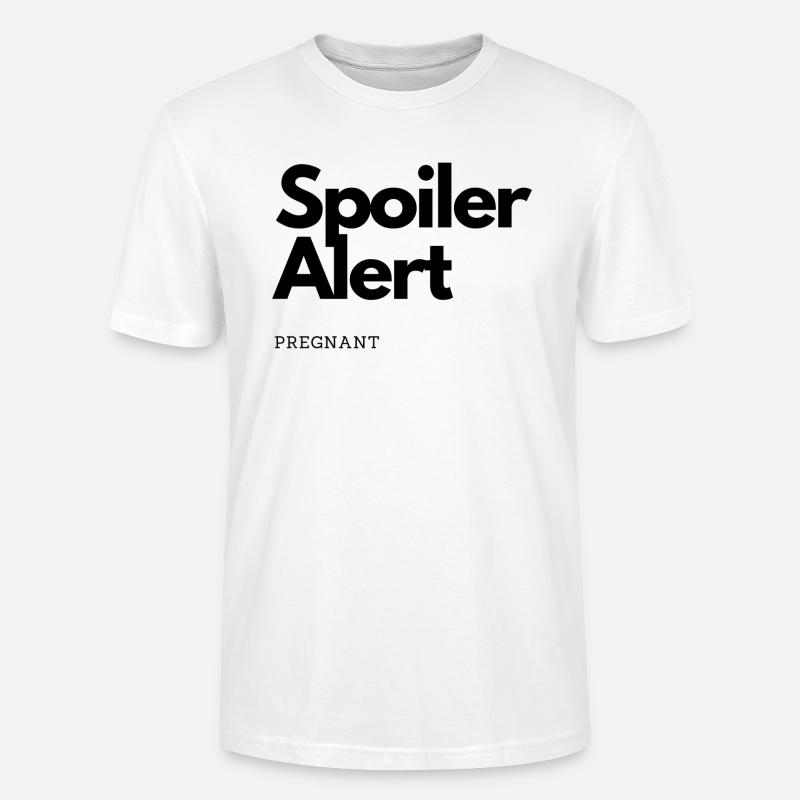Spoiler Alert Conception enceinte - T-shirt bio CRAFTER Stanley Stella Unisexe - blanc