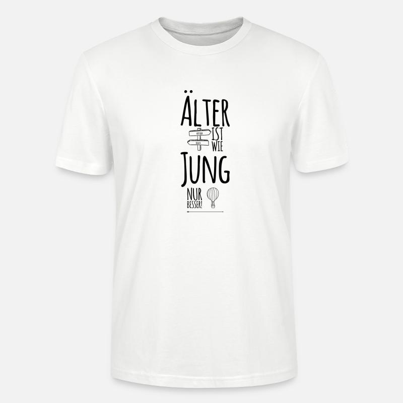 ALT sein ist GEIL - Stanley/Stella Unisex Bio-T-Shirt CRAFTER - Weiß