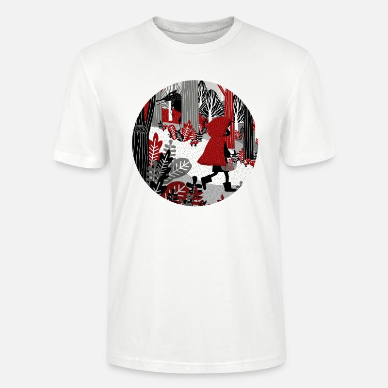 Rotkäppchen und der böse Wolf - Stanley/Stella Unisex Bio-T-Shirt CRAFTER - Weiß