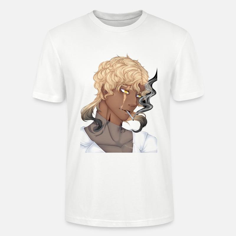 Smoking Guy - Stanley/Stella Unisex Bio-T-Shirt CRAFTER - Weiß