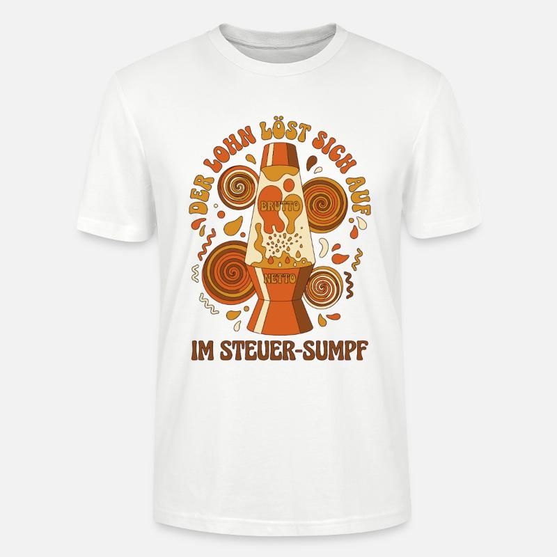 Der Lohn Löst Sich Auf - Stanley/Stella Unisex Bio-T-Shirt CRAFTER - Weiß