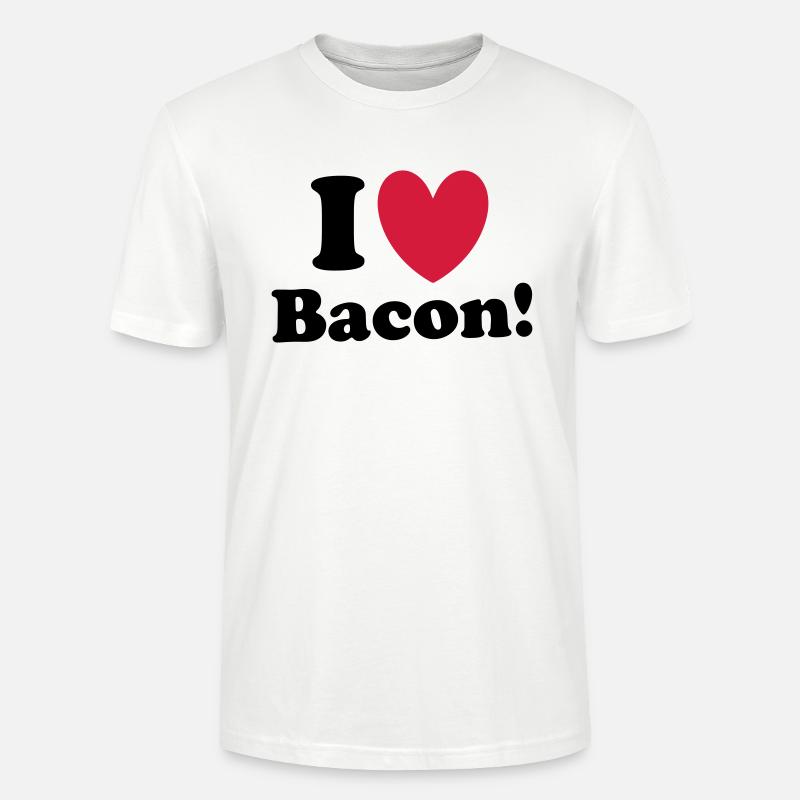 Bacon - Stanley/Stella CRAFTER Unisex Organic T-Shirt - white