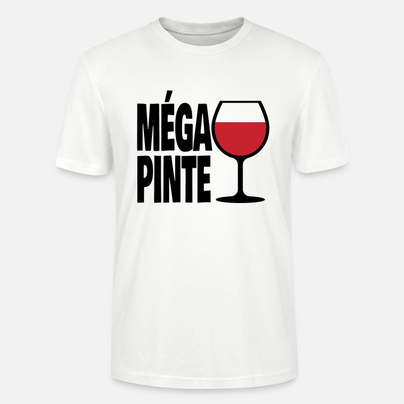méga pinte - T-shirt bio CRAFTER Stanley Stella Unisexe - blanc