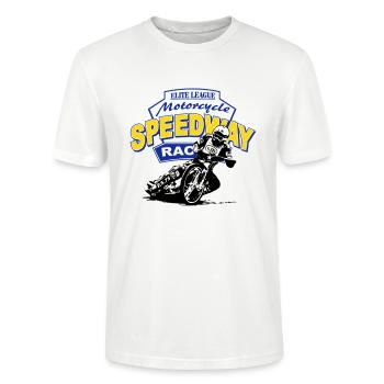 Motorcycle Speedway Racing - Stanley/Stella Unisex Bio-T-Shirt CRAFTER - Weiß - Vorne - Alina (178cm) & Michal (187cm)