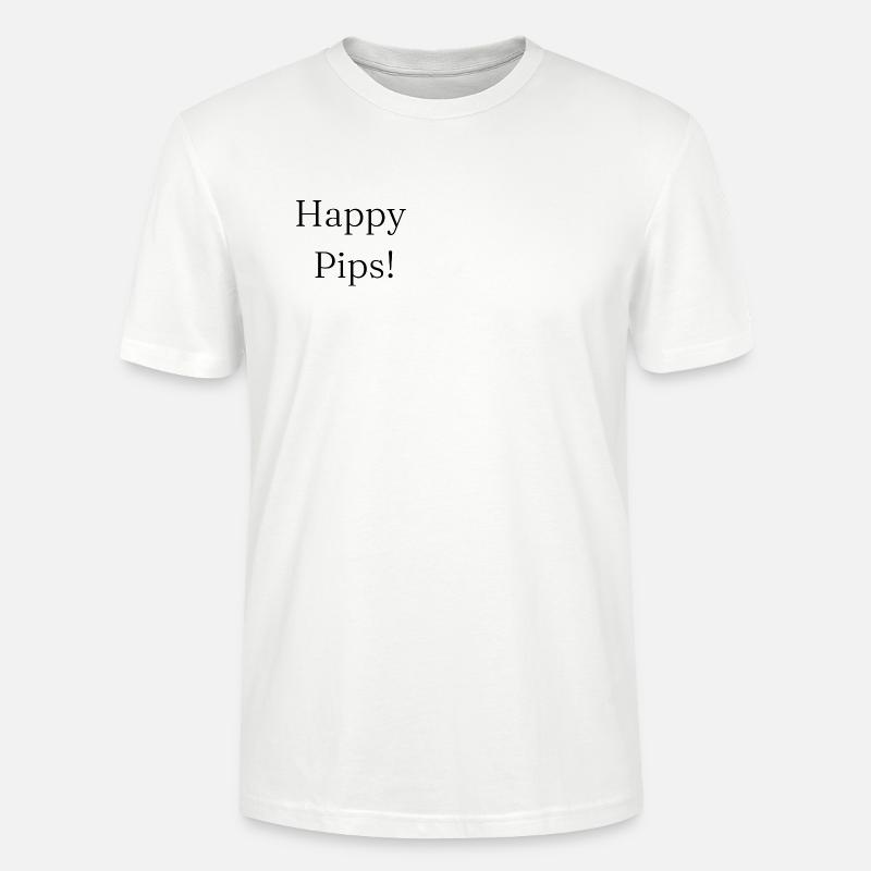 Happy Pips - Stanley/Stella Unisex Bio-T-Shirt CRAFTER - Weiß
