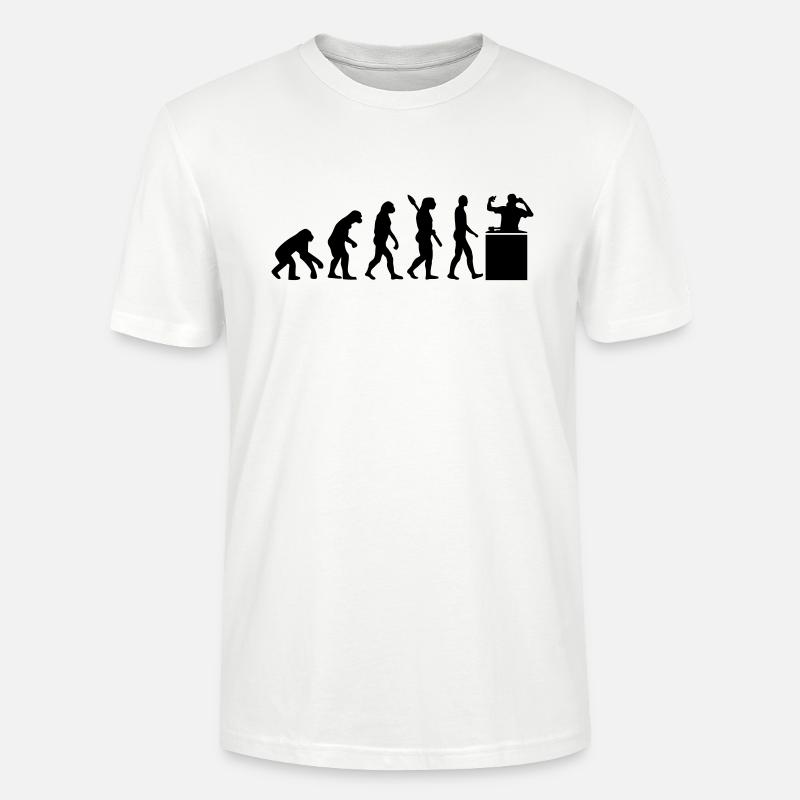 Evolution DJ - Stanley/Stella CRAFTER Unisex Organic T-Shirt - white