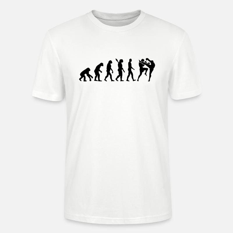 Evolution Muay Thai - Stanley/Stella CRAFTER Unisex Organic T-Shirt - white