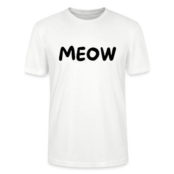 MEOW - Stanley/Stella Unisex Bio-T-Shirt CRAFTER - Weiß - Vorne - Alina (178cm) & Michal (187cm)