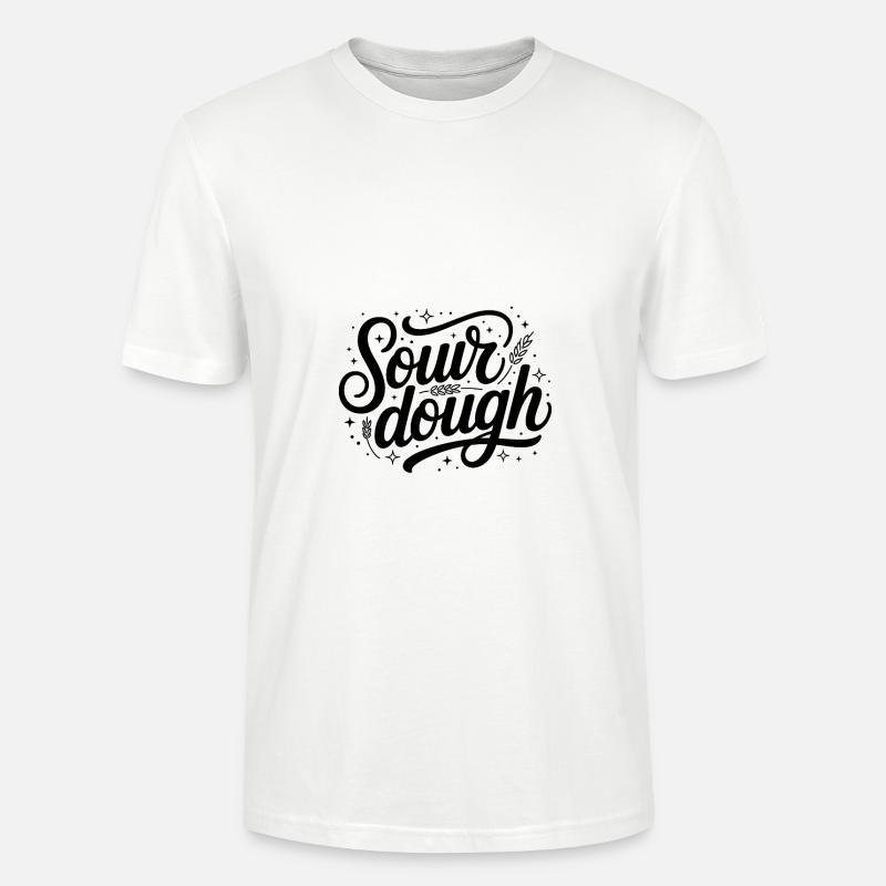 Sauerteig - Cool Bread Logo - Stanley/Stella Unisex Bio-T-Shirt CRAFTER - Weiß