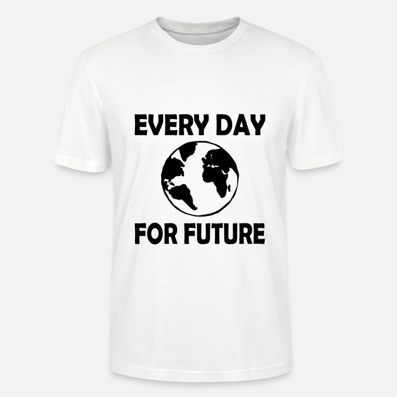 Every day for future - Stanley/Stella Unisex Bio-T-Shirt CRAFTER - Weiß