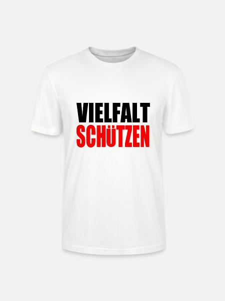 vielfalt schützen - Stanley/Stella Unisex Bio-T-Shirt CRAFTER - Weiß