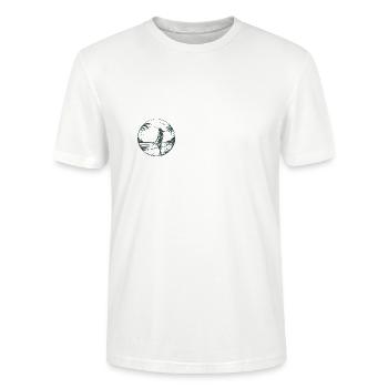 "Träume" - Stanley/Stella Unisex Bio-T-Shirt CRAFTER - Weiß - Vorne - Alina (178cm) & Michal (187cm)