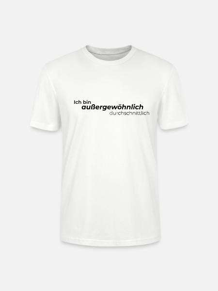 außergewöhnlich durchschnittlich - Stanley/Stella Unisex Bio-T-Shirt CRAFTER - Weiß