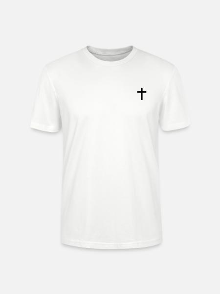 Kreuz - Stanley/Stella Unisex Bio-T-Shirt CRAFTER - Weiß