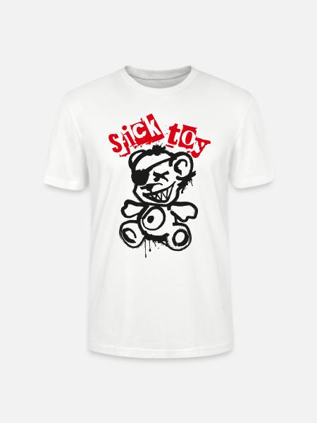 Sick Toy Teddy - Stanley/Stella Unisex Bio-T-Shirt CRAFTER - Weiß