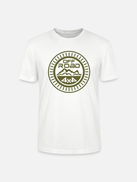 4x4 Offroad Berge Adventure Geländewagen og - Stanley/Stella Unisex Bio-T-Shirt CRAFTER - Weiß