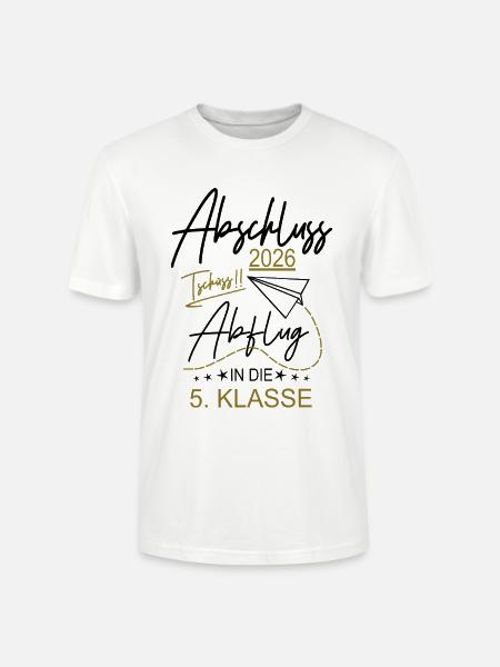 Grundschule Abschluss 2026 - Stanley/Stella Unisex Bio-T-Shirt CRAFTER - Weiß