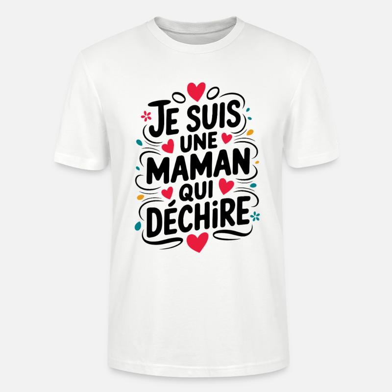 Ich bin eine Killer-Mutter - Stanley/Stella Unisex Bio-T-Shirt CRAFTER - Weiß