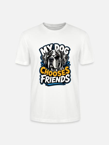 Dogge - Stanley/Stella Unisex Bio-T-Shirt CRAFTER - Weiß