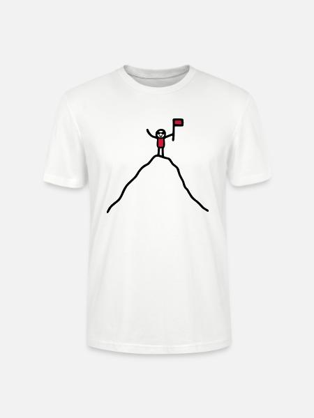 Auf dem Berg - V2 - Stanley/Stella Unisex Bio-T-Shirt CRAFTER - Weiß