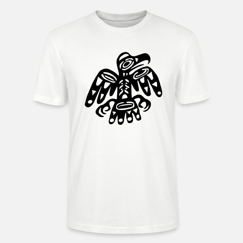 indian symbol eagle exit-shirt - Stanley/Stella CRAFTER Unisex Organic T-Shirt - white