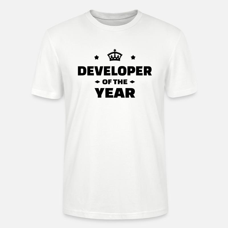 Entwickler / Informatiker / Programmierer / - Stanley/Stella Unisex Bio-T-Shirt CRAFTER - Weiß