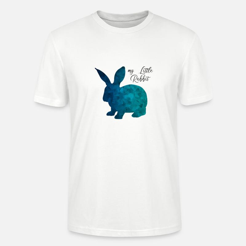 Lapin lapin lapin abstrait - T-shirt bio CRAFTER Stanley Stella Unisexe - blanc