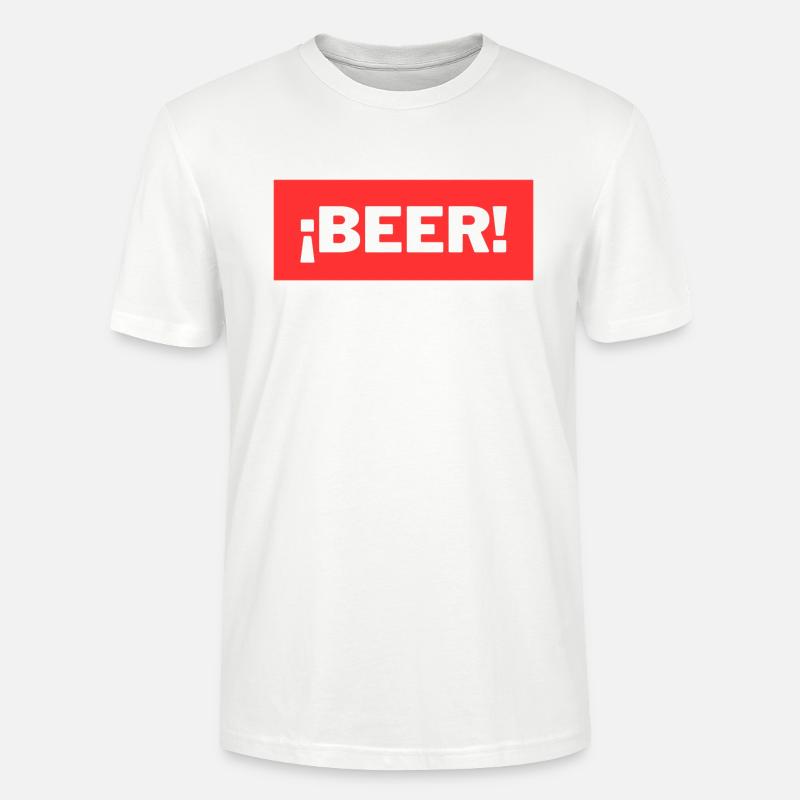 Beer - Stanley/Stella Unisex Bio-T-Shirt CRAFTER - Weiß