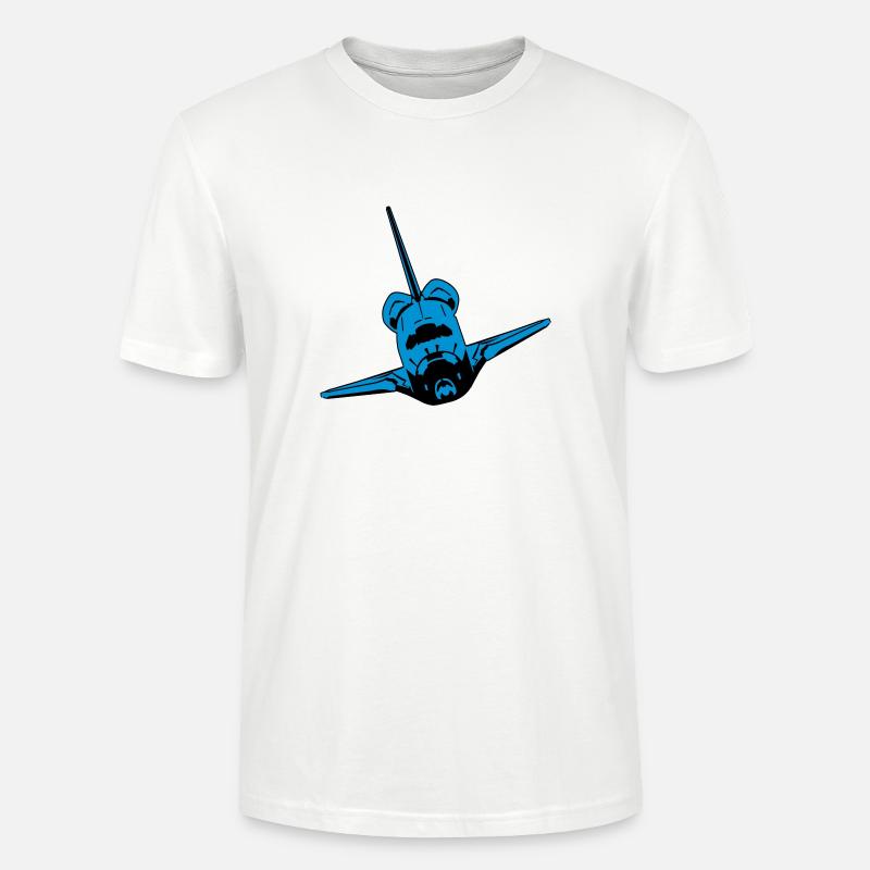 Spaceshuttle - Stanley/Stella Unisex Bio-T-Shirt CRAFTER - Weiß