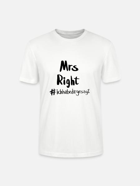 Mrs - Stanley/Stella CRAFTER Unisex Organic T-Shirt - white