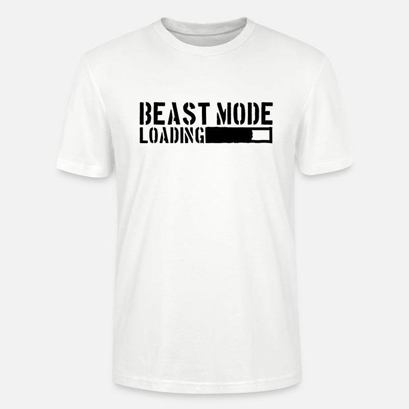 Beast Mode Loading Power - Stanley/Stella Unisex Bio-T-Shirt CRAFTER - Weiß